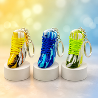 Pabrik Siap Kirim Gantungan Kunci Sepatu 3D Liontin Gantungan Kunci DIY Sepatu Basket Grosir Pabrik Gantungan Kunci