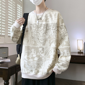 Suéter de Terciopelo para Hombre, Diseño 2025, Otoño, Talla Grande, Color Sólido, Corte Regular, Informal, Cómodo y Transpirable, ODM - Product Image 5