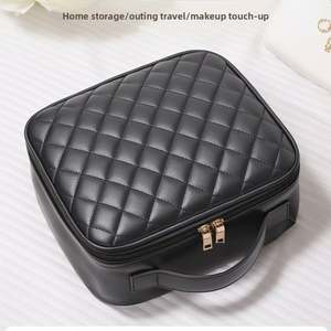 Nueva Bolsa Organizadora de Cosméticos de Gran Capacidad, Bolsa de Maquillaje Portátil de Viaje con Espejo LED Ajustable - Product Image 4