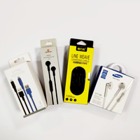 Boîte d'emballage en papier suspendue en carton imprimée personnalisée avec produits électroniques/chargeurs boîte d'emballage pour téléphones portables/écouteurs