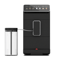 Machine à café automatique compacte numérique avec pompe italienne ULKA 1350W, double thermobloc, pour expresso, latte et cappuccino