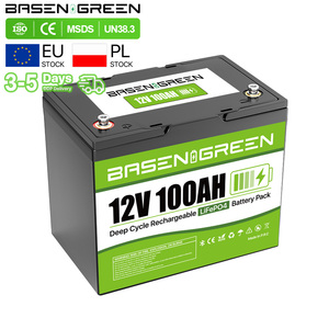 Batterie Jim Luo et Vitaly Lifepo4 24V 100Ah, toute nouvelle cellule au phosphate de fer et de lithium rechargeable de qualité A pour bateau solaire, chariot de golf - Product Image 1