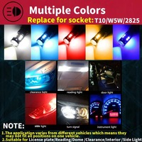 2/4 Stück Superhelle T10 W5W 168 192 LED-Rückleuchten Weiß 3030 10SMD 12V Auto-LED-Lampe CANBUS Fehlerfrei Auto-Markierungsleuchte Parklicht
