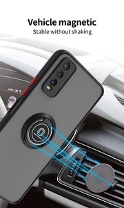 Étui mat blindé pour <span class=keywords><strong>vivo</strong></span> Y17 Y12 Y15 Y11 Y15S Y15A Y51 Y31 Y52 <span class=keywords><strong>Y72</strong></span> Y20 avec support magnétique pour anneau, protection contre les chocs - Product Image 5