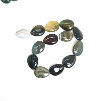 Perles en vrac d'agate verte naturelle Onyx du Botswana Bijoux de bricolage, accessoires de mode en gros 15x20/30x40/22 x/18x25mm