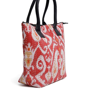 Exclusive Cotton Vintage Handmade Kantha Vintage Embroidered Patchwork Artificial Leather Shoulder <b>Bags</b> - Product Image 1