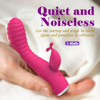 Juguetes Sexuales para Adultos, Consoladores Vibradores de Silicona, Vibrador Anal para Pezones y Glúteos Pretty Love