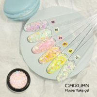 Likimuan — Gel en forme de flocons de fleurs, 16 couleurs de bonbons disponibles, collection été