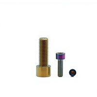 Vis Torx en titane GR5 pour culasse, vis à douille Allen en titane pour modification de moto et de vélo de course, taille personnalisée