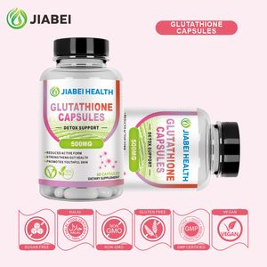 Capsule di GLUTATIONE OEM, Integratore Sbiancante Anti-Età per la Salute dell'Intestino, Vitamine all'Ingrosso per Adulti, Collagene - Product Image 6