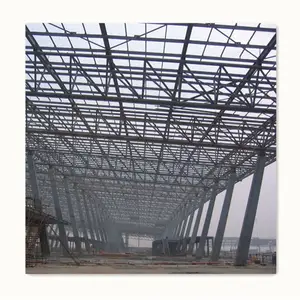镀锌钢结构工业仓库建筑施工轻金属钢架屋架系统