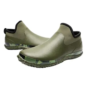 ODM OEM Custom Wholesale Custom Rain Boots Waterproof Neoprene Rubber Work Rain Shoes