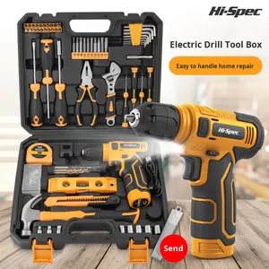 Hi-Spec đa chức năng 8V Lithium khoan điện đặt 133pcs Screwdriver Combo kit với nguồn năng lượng pin OEM ODM - Product Image 2