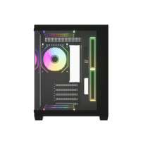 Mid-Tower OEM ODM PC-behuizing Gaming Computerkast Micro ATX met USB3.0 USB1.0 poorten HD Audio SPCC materiaal