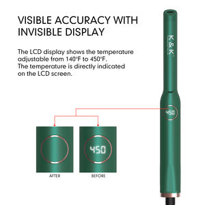 Plancha <span class=keywords><strong>de</strong></span> <span class=keywords><strong>Pelo</strong></span> Eléctrica Portátil Nova Professional con Pantalla LCD <span class=keywords><strong>de</strong></span> Titanio, Rango <span class=keywords><strong>de</strong></span> Temperatura <span class=keywords><strong>de</strong></span> 50-250, Protección Contra Sobrecalentamiento - Product Image 2