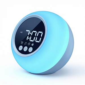 Reloj <span class=keywords><strong>Despertador</strong></span> Digital Analógico Inteligente para Niños, con Luz Nocturna de 7 Colores, Máquina de Sonido con Ruido Blanco, Personalizable - Product Image 1