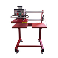 Nouvelle presse à chaud électrique automatique à double station grand format 40x60cm pour l'impression de vêtements et de t-shirts
