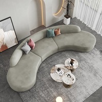 Canapé d'angle moderne en tissu velours capitonné, prix bas, ensembles de meubles pour salon, appartement, centre commercial et villa