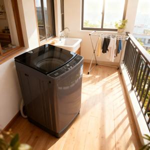 Machine à laver automatique à chargement par le haut avec couvercle en plastique de 12 kg, affichage numérique, pulsateur, avec séchage à l'air - Product Image 2