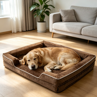 Coussin de couchage pour chien en gros, pour l'hiver, pour chiens de taille moyenne et grande, Corgi, Golden Retriever, solide, écologique, type canapé
