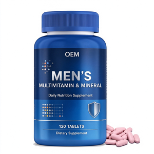 Tabletas Multivitamínicas para Hombres Adultos, Fórmula OEM, con Vitamina D, Zinc y Vitaminas del Grupo B Activadas para Energía y Apoyo Inmunológico - Personalizadas - Product Image 1