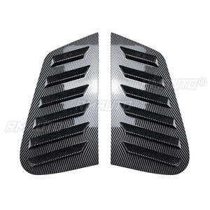 Car Rear <b>Window</b> Shutter <b>Cover</b> Trim <b>Window</b> Louver Side Vent Trim for Volkswagen Golf 4 MK4 1997-2006 Glossy Black/Carbon Look - Product Image 3