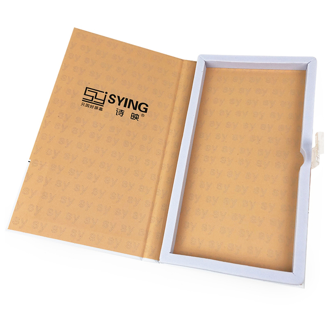 Luxury Flip Mobile Phone Screen Packaging Box with Embossing & UV Coating Recyclable Customizable ODM OEM Design