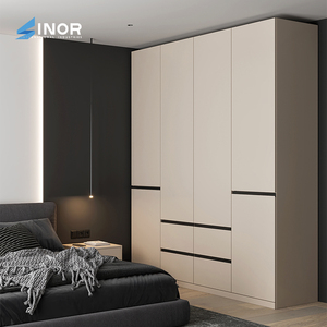 Small Space Floating Wooden <b>Wardrobe</b> Wall Mounted Solid Wood Storage Ideal for Tiny Apartment and Dorm Bedroom - Product Image 2