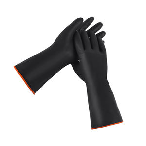 Industria Black XL Guantes de látex Guantes de trabajo de goma resistentes al agua Protección DE SEGURIDAD Trabajo químico Resistente a la limpieza - Product Image 2