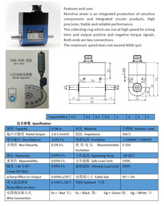 โหลดเซลล์คุณภาพสูง 3N.m DYN-205-3N.m DYN-205-3N.m โหลดเซลล์ 3N.m - Product Image 1