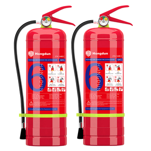 <span class=keywords><strong>Extincteur</strong></span> à poudre sèche ABC portable en acier de 6 kg pour l'<span class=keywords><strong>huile</strong></span> avec valve en laiton Classe A - Product Image 4