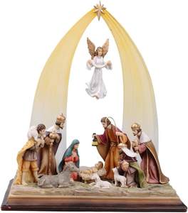 2025 Statue de la scène de <span class=keywords><strong>naissance</strong></span> de Jésus, histoire de Jésus, décoration d'hiver - Product Image 1