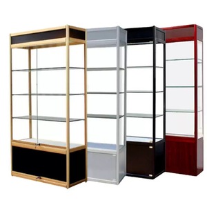 Sang trọng tùy chỉnh LED chiếu sáng kính trang sức tủ trưng bày <span class=keywords><strong>Showcase</strong></span> thiết kế cho trung tâm mua sắm - Product Image 4