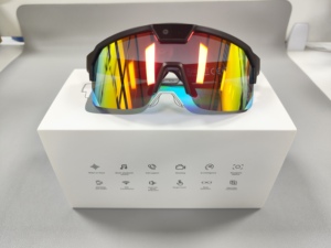 Gafas Q01 8MP BT5.3 WiFi con Asistente de Voz IA, Traducción y Cancelación de Ruido con Micrófono Dual - Product Image 2