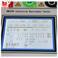 Mégohmmètre portable Testeur de résistance d'isolement numérique Haute précision 20kV Multimètre de résistance d'isolement pour l'électricité