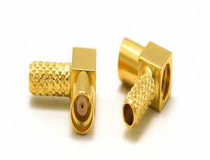 Adaptadores RF MMCX Chapados en Oro, Conectores Coaxiales 50Ω 75Ω DC 4GHz VSWR ≤1.30 - Product Image 1