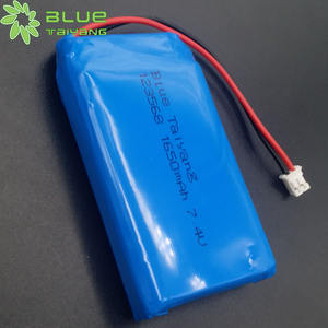 Paket Baterai Lipo 7.4v 1650mah 1700mah Berkualitas Tinggi 123568 yang Dapat Diisi Ulang, Pemasok Baterai Li Polymer 7.4v 1600mah 7.4v - Product Image 2