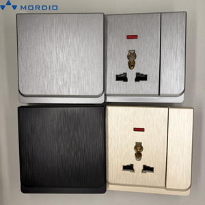 Interruttore Elettrico UK BS1363, Presa per <span class=keywords><strong>Arredamento</strong></span> Domestico, 250V~, Interruttore Luce Grigio 1 Gang 1 Via 2 Vie da Parete per Grossisti - Product Image 3