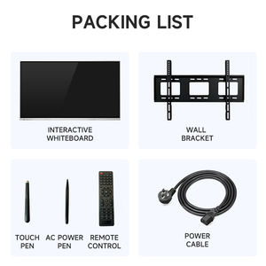 55/65/75/86/98 Polegada Touch Screen Display LCD Flat Digital Meet Smart Branco Placa Interativa Preço do Painel Whiteboard - Product Image 6