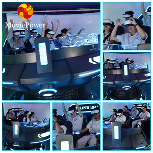 UFO vr 360 Rotation machine de jeu arcade 5 sièges simulateur de vol 9d vr chaise cinéma vr/ar/mr équipement - Product Image 3