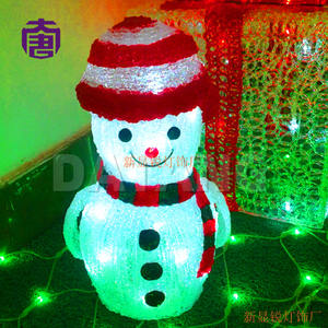 Bonhomme de neige 3D LED extérieur personnalisé IP65 pour Noël et décorations lumineuses de jardin intérieur pour plusieurs festivals - Product Image 4