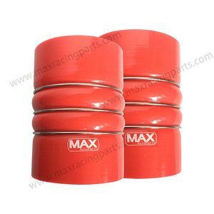 유연 강화 트럭 실리콘 호스 고무 파이프 터보 OEM A024 997 0782 /4.741.220.4000 (3링 2굽형 레드) - Product Image 2