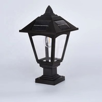 Lampe solaire extérieure étanche IP65, lampadaire de jardin, lampadaire mural, lampe à pilier LED de luxe pour jardin et patio