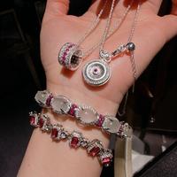 Colliers et bracelets de luxe pour femmes, multicolores, en cristal, étincelants, personnalisés, vente en gros, très demandés