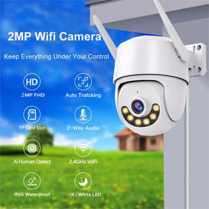 Camera Không Dây Cctv Góc Rộng I/O Báo Động Phát Hiện Âm Thanh Phát Hiện Khuôn Mặt Theo Dõi Chuyển Động Của Con Người Wifi Ngoài Trời Cho Gia Đình - Product Image 3