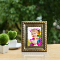 Cadre photo personnalisé en relief de style européen, doré, écologique, créatif et durable pour la décoration artistique