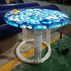 Magnifique <span class=keywords><strong>table</strong></span> <span class=keywords><strong>basse</strong></span>/de finition en agate améthyste et marbre pour salons - Product Image 3