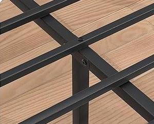 Hiện đại Heavy-Duty Queen & <span class=keywords><strong>KING</strong></span>-<span class=keywords><strong>Size</strong></span> gỗ board & kim loại nền tảng khung giường với lưu trữ phổ biến phòng ngủ khách sạn căn hộ - Product Image 5