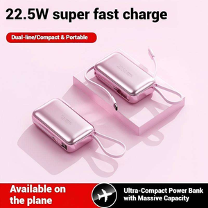 Cargador Portátil Personalizable con Logotipo, Nuevo Diseño, PD22.5W, 10000mah, Carga Rápida, Alta Capacidad, 2 en 1 - Product Image 5