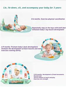 Gimnasio de Juegos para Bebés con <span class=keywords><strong>Piano</strong></span>, Tapete de Juego con <span class=keywords><strong>Piano</strong></span> para Bebés, Gimnasio para Bebés - Product Image 3